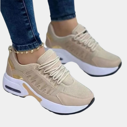 Kvinnors Eleganta Skor Lyxigt Läder och Textil 4