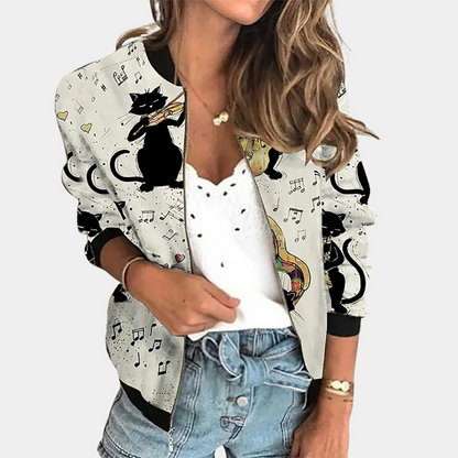 Damjacka Mångsidig Modern Polyester för Dam-1