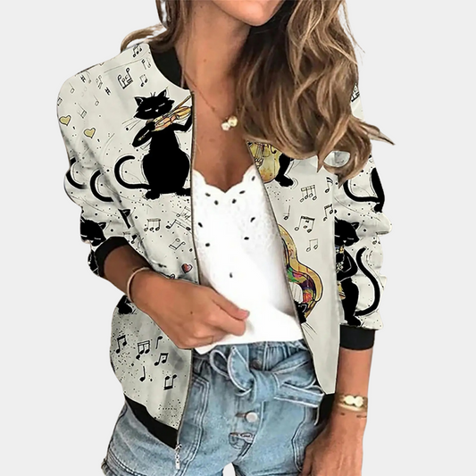 Damjacka Mångsidig Modern Polyester för Dam-1