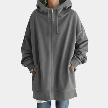 Variant image for Dam Hoodie Sportig 100% Bomull-6