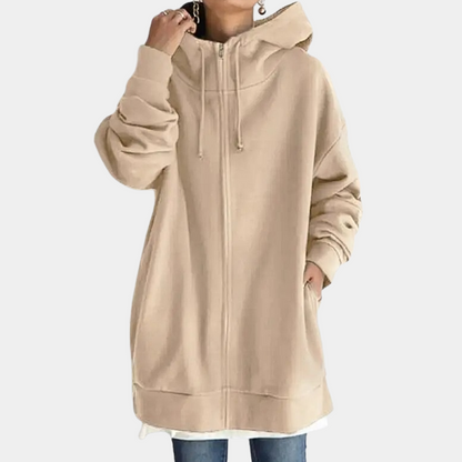Variant image for Dam Hoodie Sportig 100% Bomull-21
