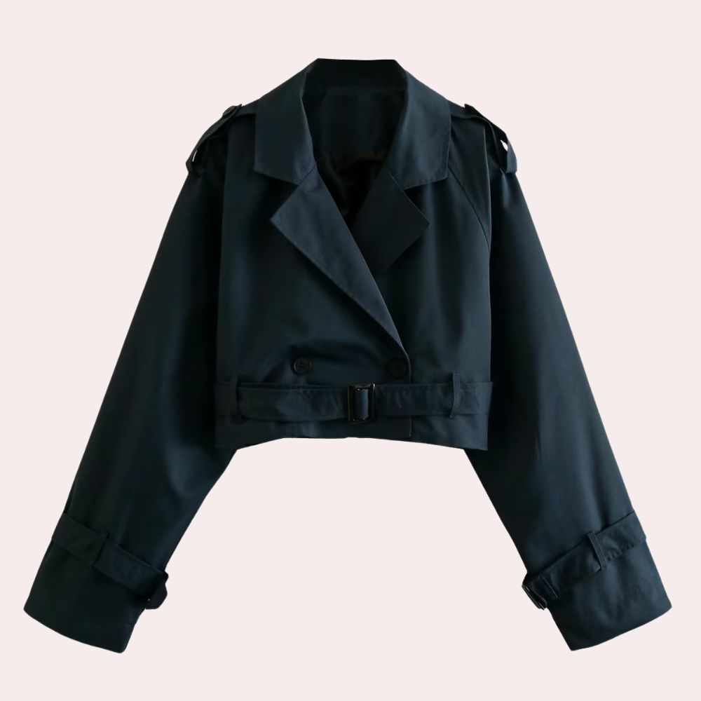 Variant image for Kvinnors Beskuren Jacka Modern Polyester Bomull-6