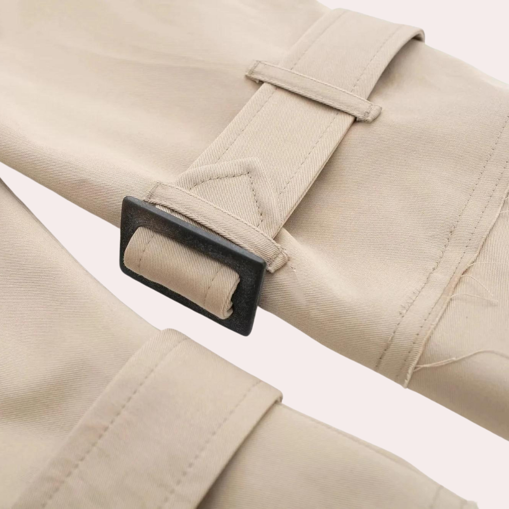 Kvinnors Beskuren Jacka Modern Polyester Bomull-4