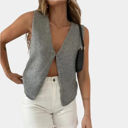 Kvinnors Topp Modern Mjuk Tyg-1