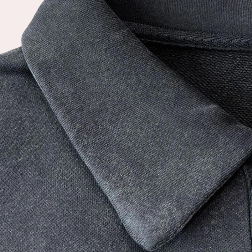 Herr Polo Skjorta Klassisk Design Mjuk Bomull-3