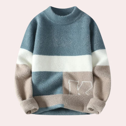 Variant image for Herr Tröja Varm Mjuk Fleece Bekväm Design-15