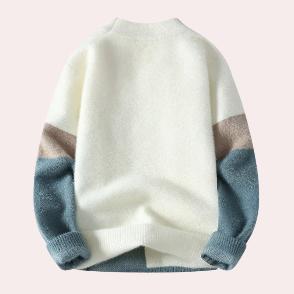 Variant image for Herr Tröja Varm Mjuk Fleece Bekväm Design-5