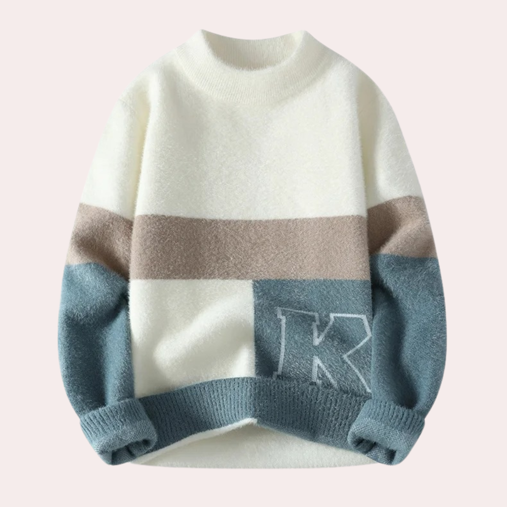 Variant image for Herr Tröja Varm Mjuk Fleece Bekväm Design-8