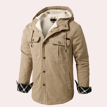 Herrjacka Vinter Slim Fit i Vattenavvisande Polyester – Modern Design för Kalla Dagar 5