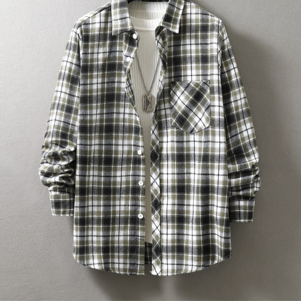 Variant image for Mäns Skjorta Modern Stil Bomull-9