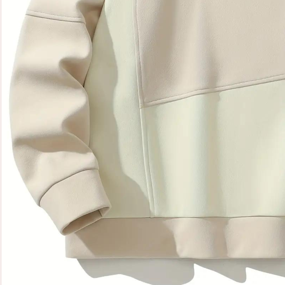 Herr Tröja Vinter Klassisk Design Värmeisolerande Material-3