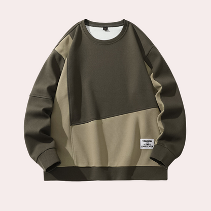 Herr Tröja Vinter Klassisk Design Värmeisolerande Material-6