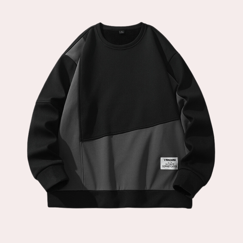 Variant image for Herr Tröja Vinter Klassisk Design Värmeisolerande Material-1