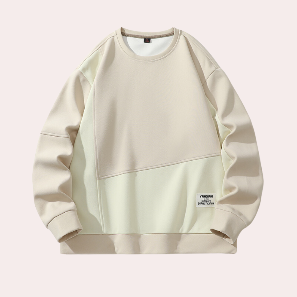 Herr Tröja Vinter Klassisk Design Värmeisolerande Material-5