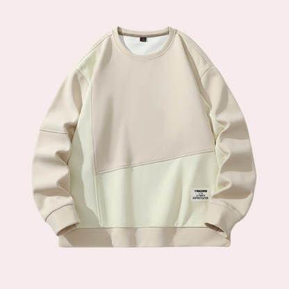 Herr Tröja Vinter Klassisk Design Värmeisolerande Material-5