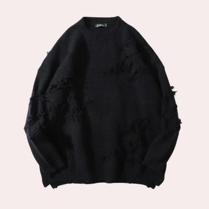 Variant image for Dam Stickad Tröja Avslappnad Passform Mjuk Material-5