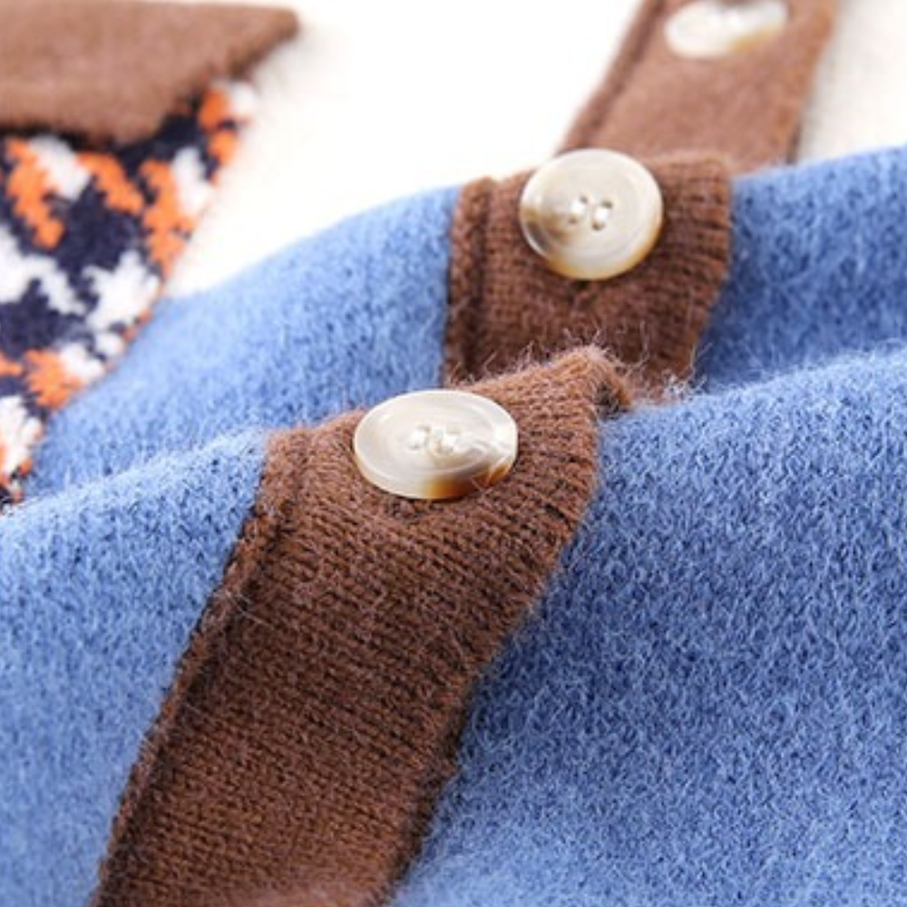 Kardigan Dam Lång Kofta Mjuk Stickad Material Casual Stil-4