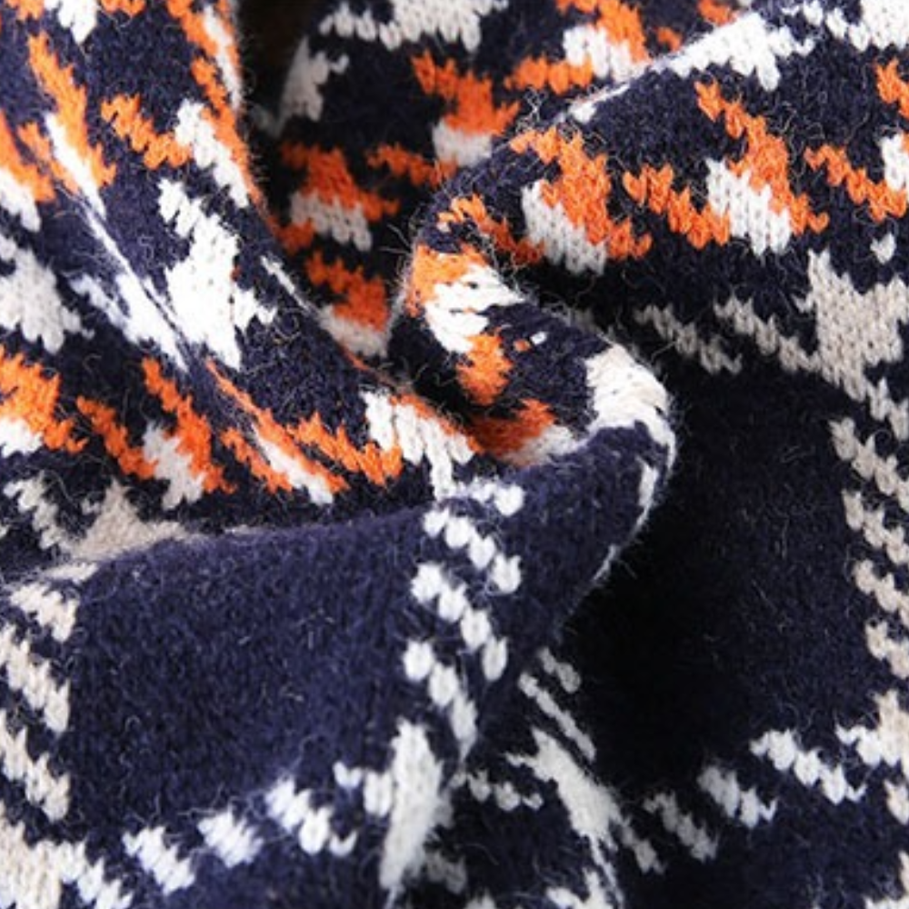 Kardigan Dam Lång Kofta Mjuk Stickad Material Casual Stil-5