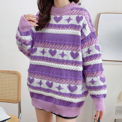 Kvinnors Tröja Dropp-axel Mjukt Material-1