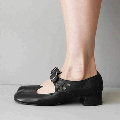 Kvinnors Läder Sandaler Elegant Design Komfort 3