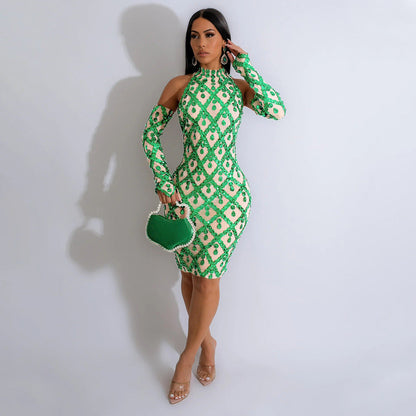 Dam Maxiklänning Elegant Högkvalitativt Tyg 10