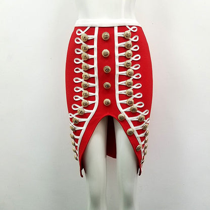 Variant image for Damklänning Bodycon Hög Midja Enfärgad Nylon Polyester Spandex-5