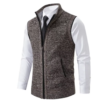 Variant image for Herr Stickad Väst Klassisk Bomull Elegant Komfort-26