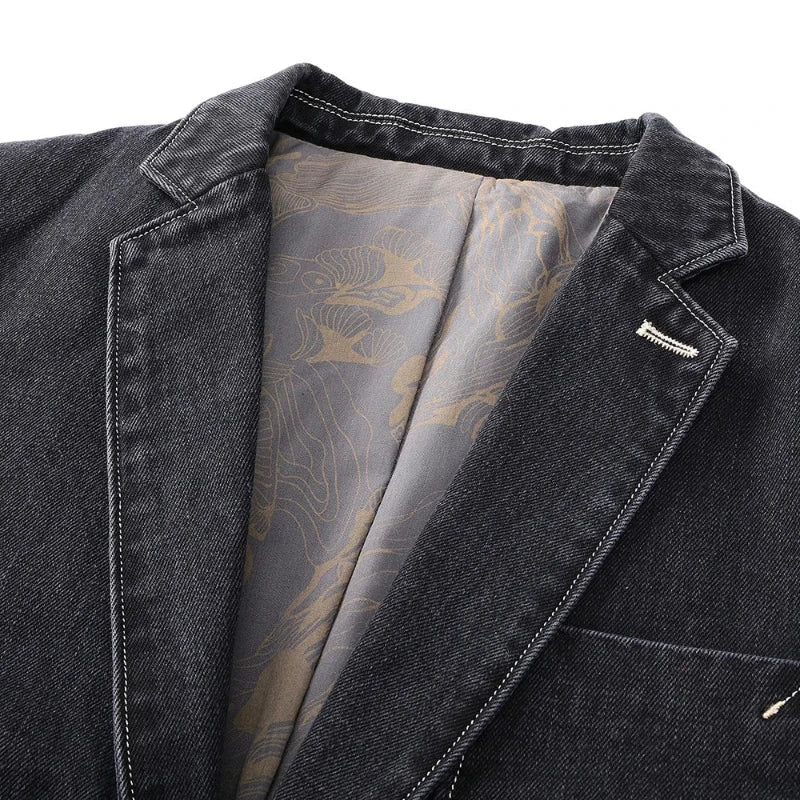 Herren-Freizeitjacke, moderne Passform, Polyester-4