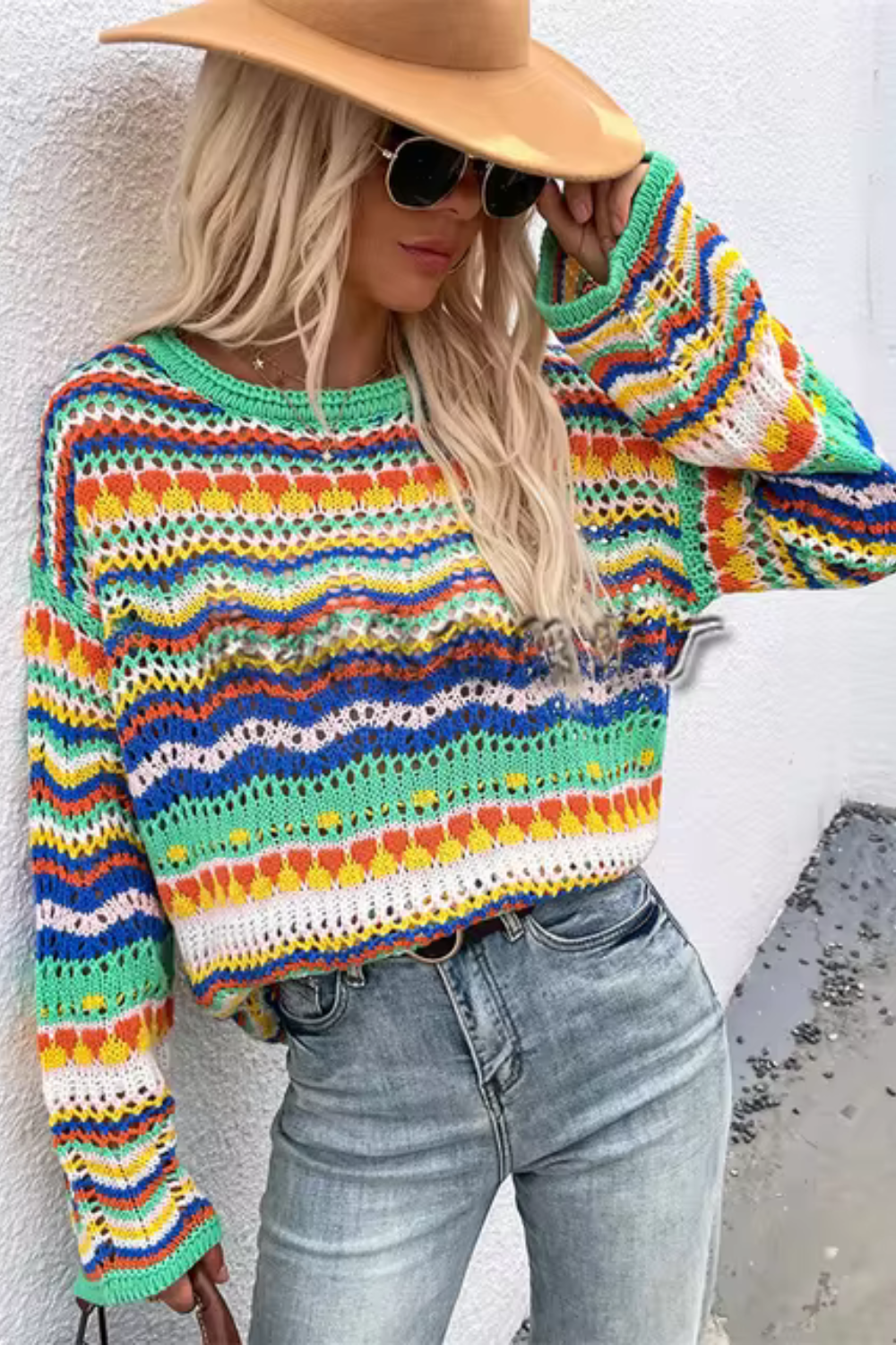 Modern Vintertröja för Dam i Mjuk Material - Tidlös Design, Normal Passform, Perfekt för Kalla Dagar 4