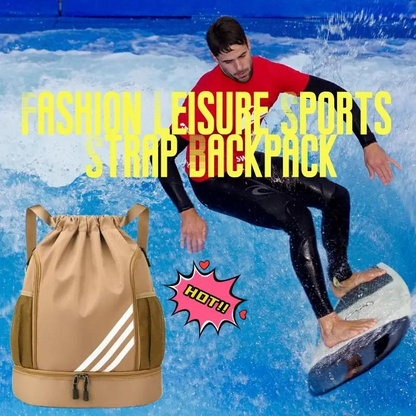 Unisex Sportryggsäck Rymlig Polyester Sportig Design-3