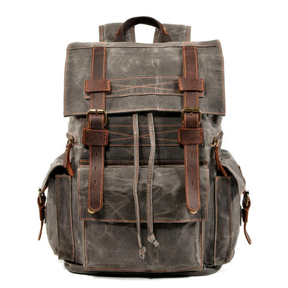 Variant image for Unisex Ryggsäck Vaxad Bomull Praktisk Stilren-1