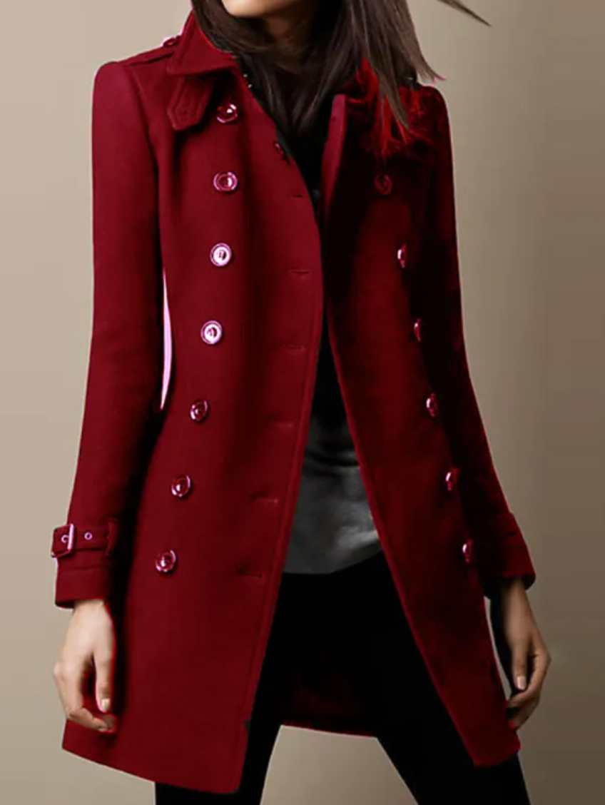 Dam Kappa Trekvart Unika Mönster Bomull Polyester-3