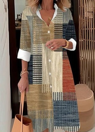 Variant image for Dam Klänning Lätt Elegant Design 100% Bomull-1