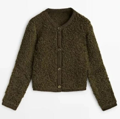 Damjacka Långärmad Vintage Stil Hållbart Material 1