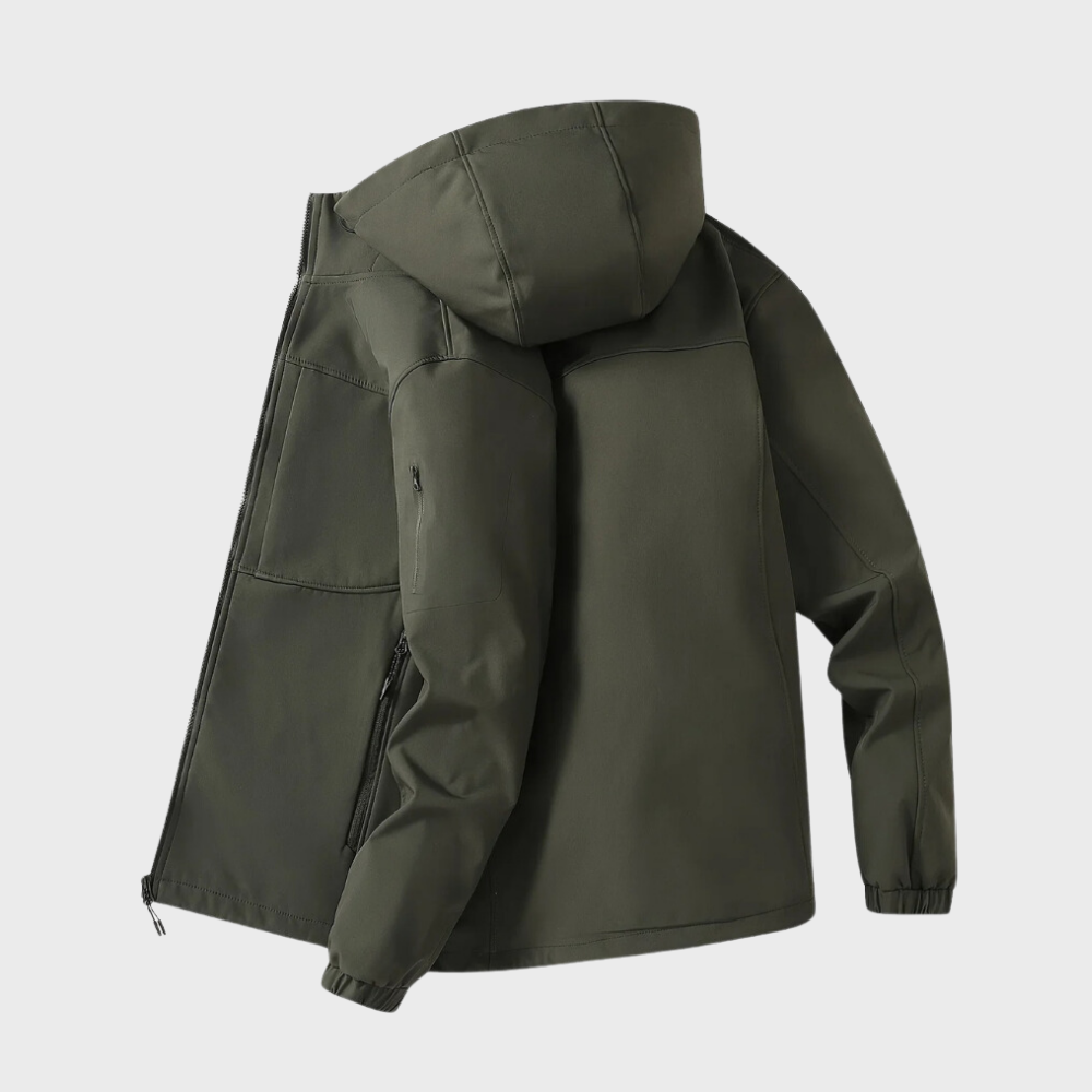 Herr Kappa Urban Minimalist Design med Huva i Andningsbart Tyg-6