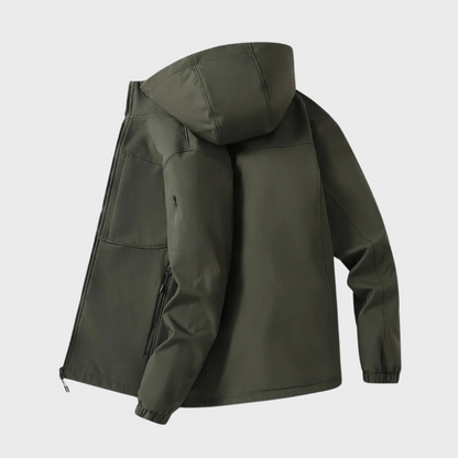 Herr Kappa Urban Minimalist Design med Huva i Andningsbart Tyg-6
