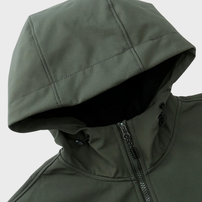 Herr Kappa Urban Minimalist Design med Huva i Andningsbart Tyg-5