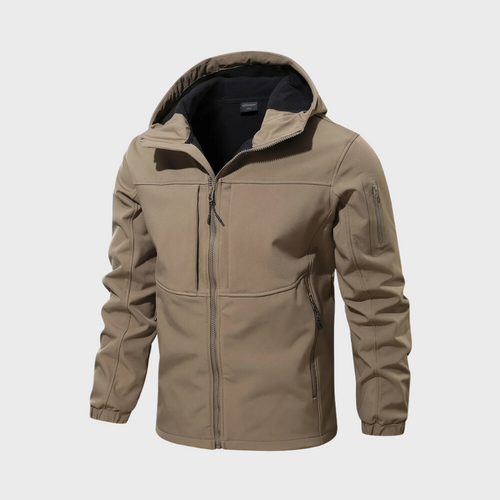 Herr Kappa Urban Minimalist Design med Huva i Andningsbart Tyg-1