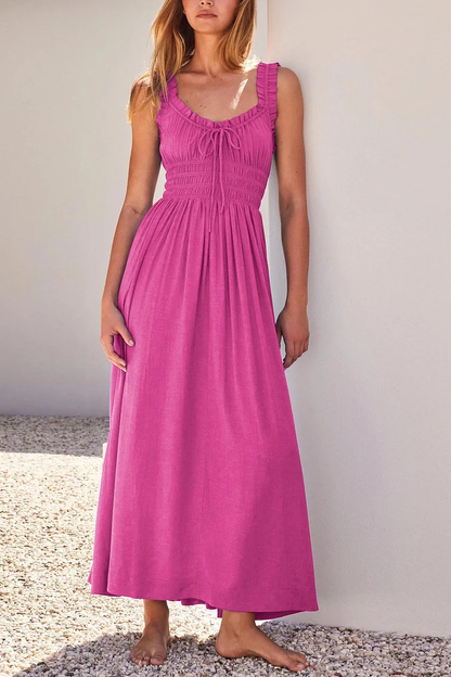 Variant image for Dam Midiklänning V-ringning Lätt Material för Bröllop och Fester-6