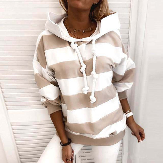 Dam Tröja Modern Design Mjuk Fiber Casual-1