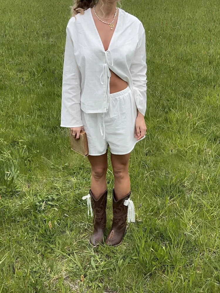 Lång Kofta Cardigan Dam i Lätt och Luftigt Material – Perfekt för Sommarens Värme och Svala Kvällar 3