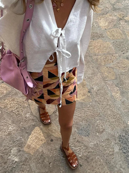 Lång Kofta Cardigan Dam i Lätt och Luftigt Material – Perfekt för Sommarens Värme och Svala Kvällar 5