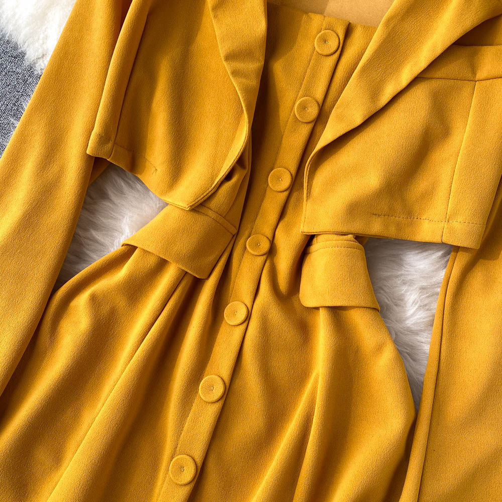 Kvinnors Midi Klänning Spaghetti Band Polyester-6