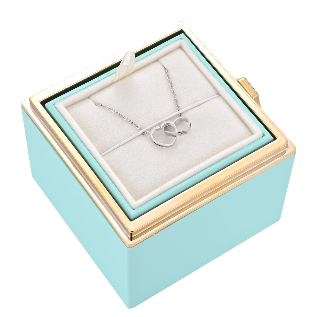 Variant image for Rosbox med Dold Halsband 18 Karat Guldpläterat Stål-9