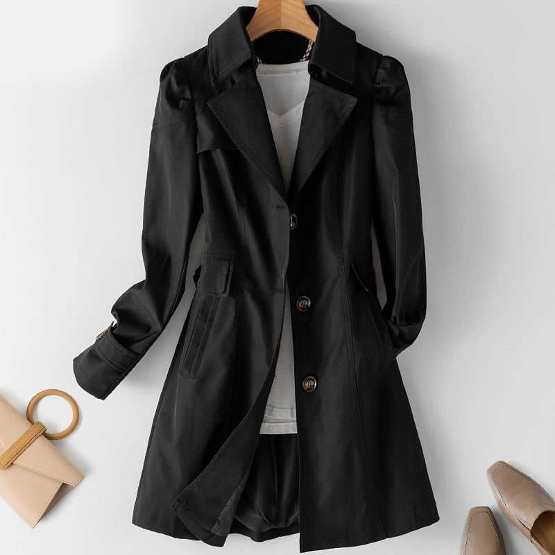 Kvinnors Trenchcoat Mångsidig Lätt Material 2