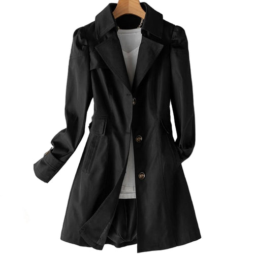 Kvinnors Trenchcoat Mångsidig Lätt Material 8