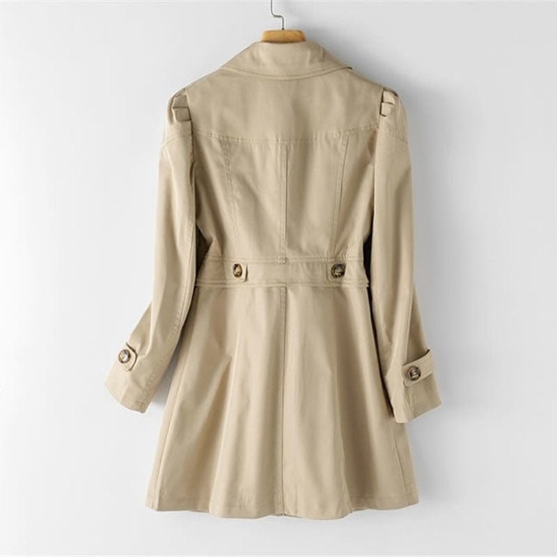 Kvinnors Trenchcoat Mångsidig Lätt Material 6