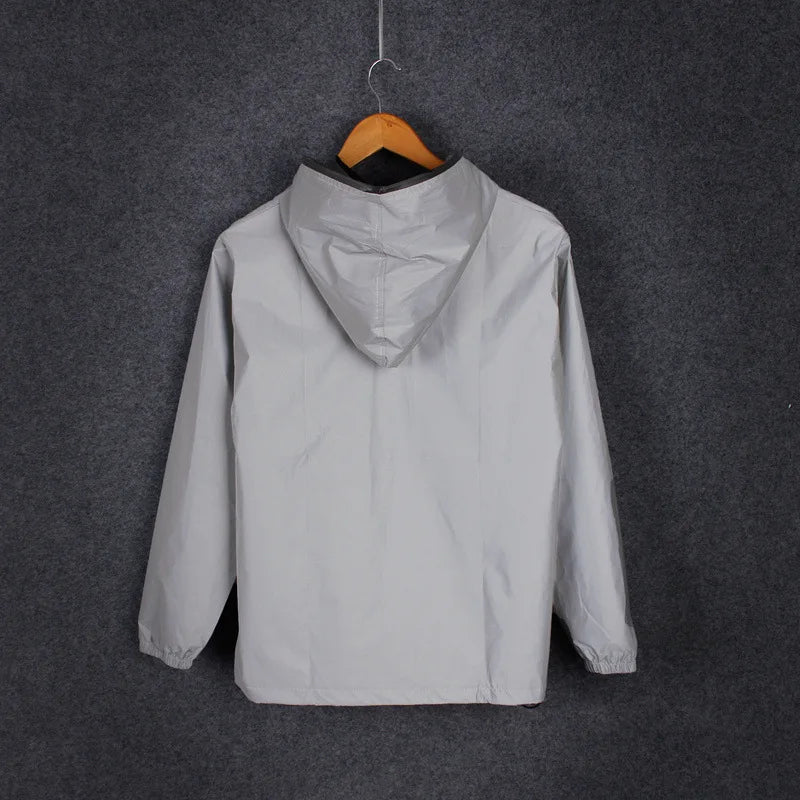 Damjacka Reflekterande Vindjacka Polyester Vatten- och Vindtät 2