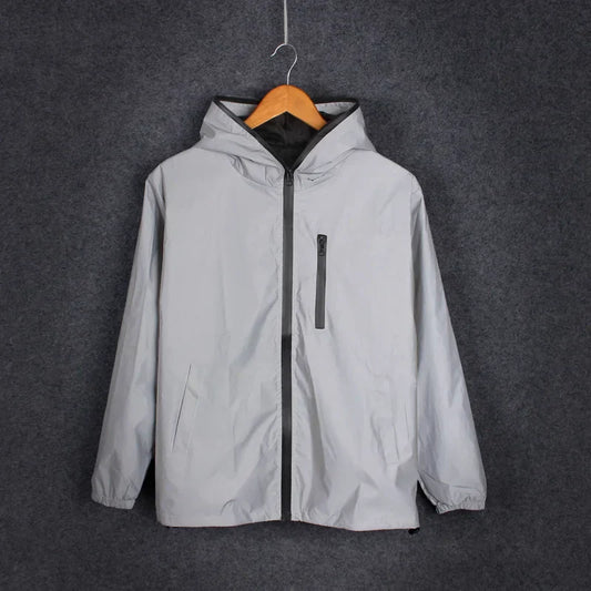 Damjacka Reflekterande Vindjacka Polyester Vatten- och Vindtät 1