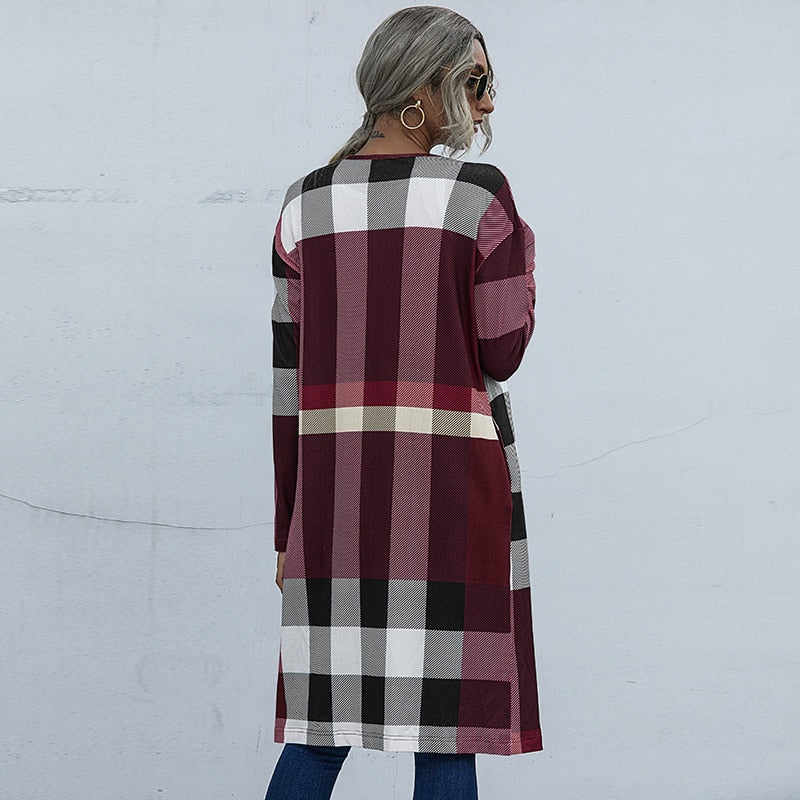 Lång Vinterjacka Dam Avslappnad Bomull Polyester-3